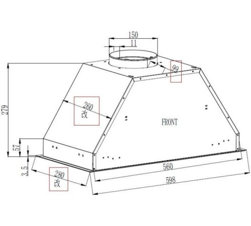 Кухонная вытяжка Schtoff CGH Plus 60 White