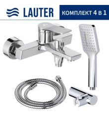 Смеситель Lauter Silk 21СК6572С + 21СКFG80101C + 21S00126 + 21CKFS90120