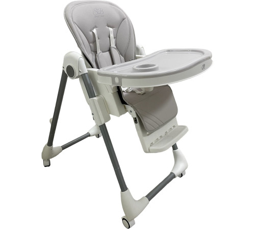 Высокий стульчик Sweet Baby Roma серый
