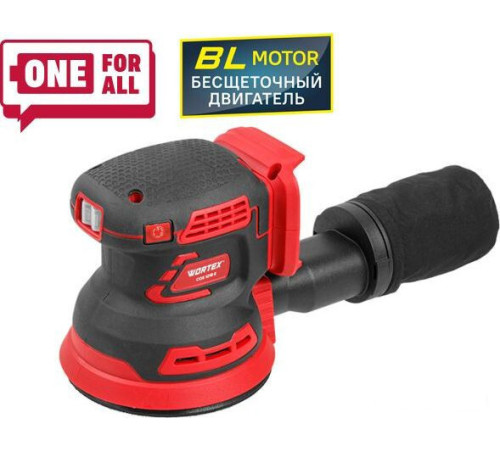 Эксцентриковая шлифмашина Wortex COS 1218 E ALL1 SOLO 1334402 без АКБ
