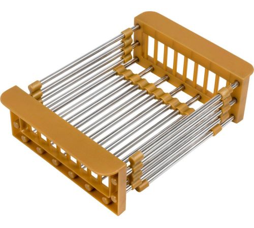 Кухонная мойка Basic CL DS Decor 45x50 золото, коландер, дозатор