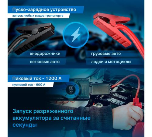 Портативное пусковое устройство TrendVision Start Compressor