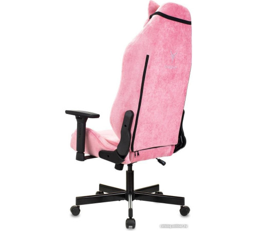 Игровое геймерское кресло Knight N1 Fabric Velvet 36 розовый