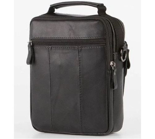 Мужская сумка Poshete 196-4134-54-BLK черный