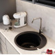 Кухонная мойка Mixline ML-GM13 551890 черный