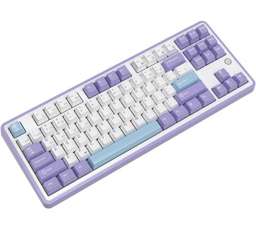 Клавиатура Ajazz AK870 Without Screen фиолетовый/белый/синий, Ajazz Gift