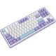 Клавиатура Ajazz AK870 Without Screen фиолетовый/белый/синий, Ajazz Gift