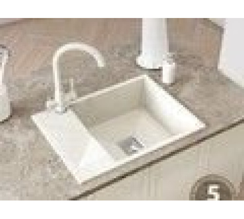 Кухонная мойка Polygran Blade 660 белый хлопок