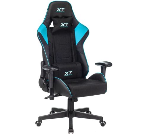 Кресло A4Tech X7 GG-1100 черный/бирюзовый