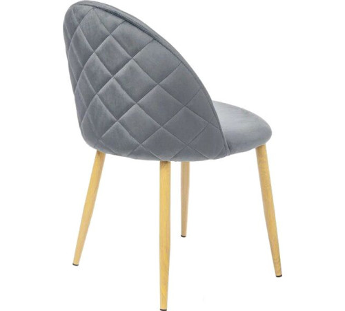 Стул Mio Tesoro Симона DC-125-G062 серый/дерево, G062-40