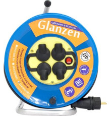 Удлинитель на катушке Glanzen EB-40-011
