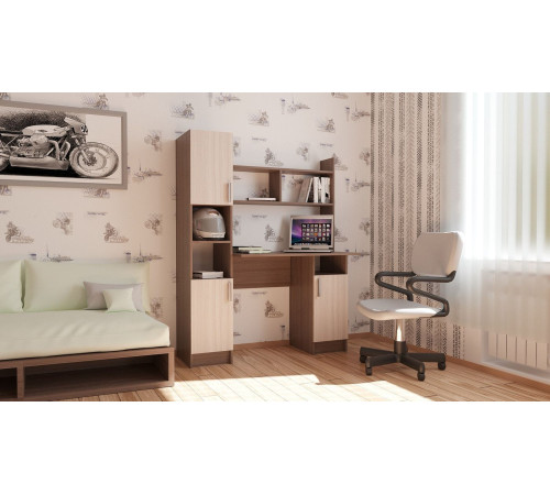 Стол Памир ПКС-6 ясень шимо темный/ясень шимо светлый