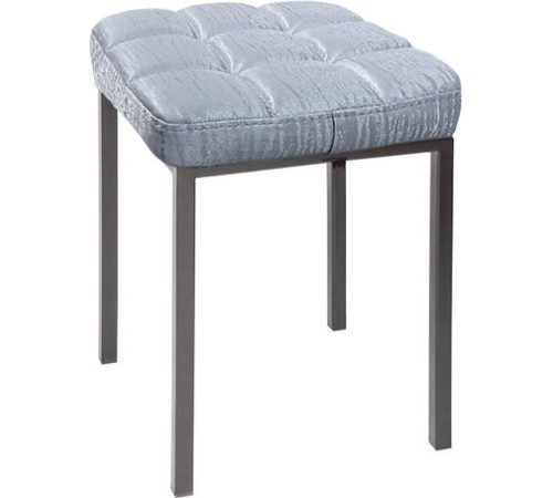 Табурет Древпром Пуф ДП3-08 металлик/Bengal серый