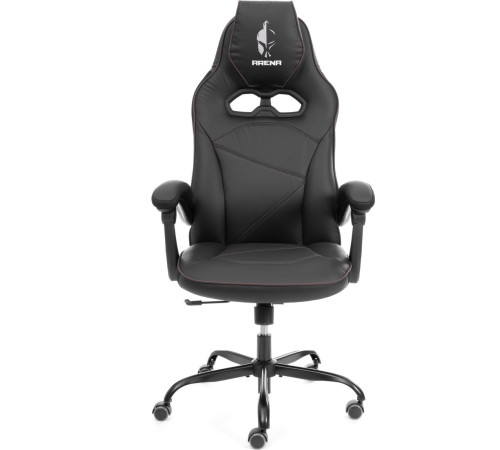 Игровое геймерское кресло TetChair Arena metalBL кож/зам, черный/черный карбон, 36-6/карбон черный