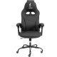 Игровое геймерское кресло TetChair Arena metalBL кож/зам, черный/черный карбон, 36-6/карбон черный