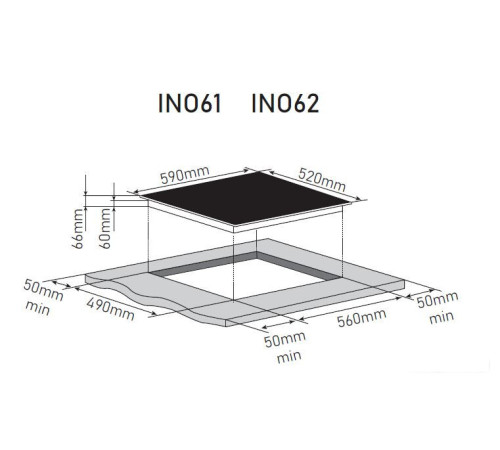 Варочная панель ZorG INO62 черный