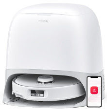 Робот-пылесос Roborock Qrevo Curv V10VIV QRC02-02 с русской озвучкой, белый