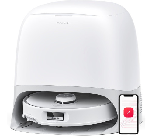 Робот-пылесос Roborock Qrevo Curv V10VIV QRC02-02 с русской озвучкой, белый
