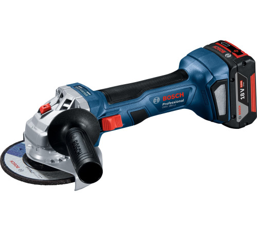 Угловая шлифмашина Bosch GWS 180-LI Professional 06019H9025 с 1-им АКБ, кейс