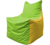 Кресло-мешок Flagman Фокс Ф2.1-167 салатовый/желтый