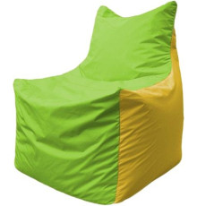 Кресло-мешок Flagman Фокс Ф2.1-167 салатовый/желтый