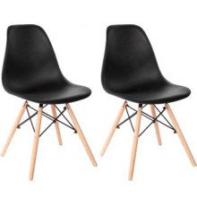 Стул Mio Tesoro Бари SC-001 2 шт, черный/дерево