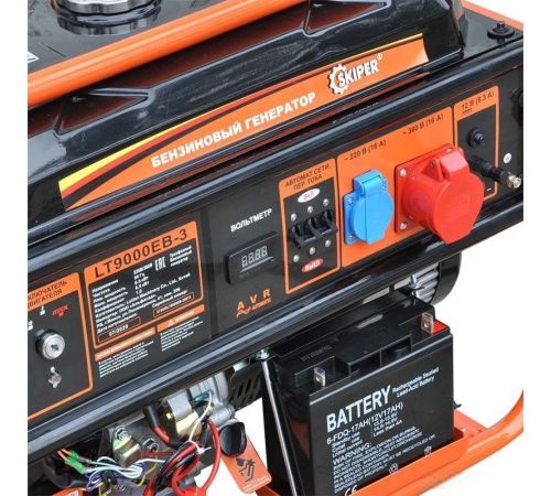 Бензиновый генератор Skiper LT9000EB-3