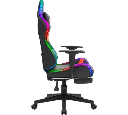 Игровое геймерское кресло Defender Lumos черный/красный