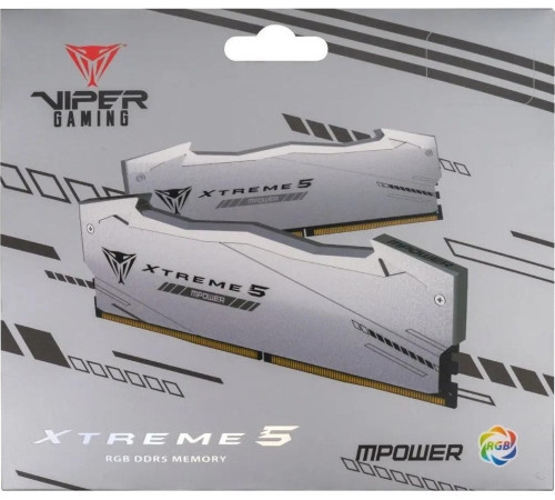 Оперативная память Patriot Viper Xtreme 5 2x24ГБ DDR5 8000 МГц PVXR548G80C38KM