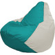 Кресло-мешок Flagman Груша Медиум XL Г1.1-315 бирюзовый/белый