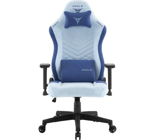 Игровое геймерское кресло Zone51 Bastion светло-голубой
