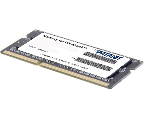 Оперативная память Patriot Memory for Ultrabook 4GB DDR3 SO-DIMM PC3-12800 PSD34G1600L2S