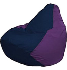 Кресло-мешок Flagman Груша Мега Super Г5.1-38 темно-синий/фиолетовый