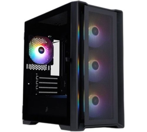 Корпус 1stPlayer TRILOBITE T4 MESH FRGB черный