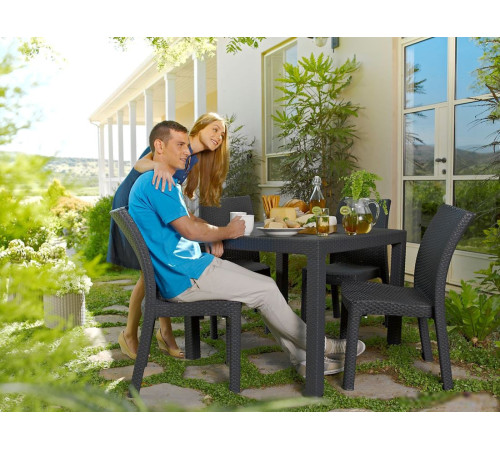 Стол Keter Melody Quartet 95 графит