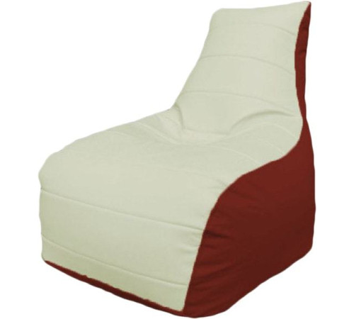 Кресло-мешок Flagman Бумеранг Б1.3-06 белый/красный