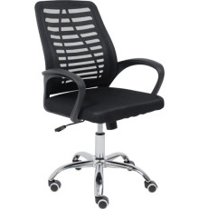 Офисное кресло AksHome Consul PL ткань/сетка, черный