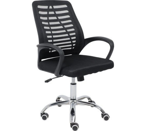 Офисное кресло AksHome Consul PL ткань/сетка, черный