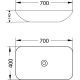 Умывальник Lauter 21886 + Moon 21СK81691C