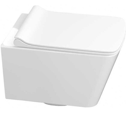 Унитаз подвесной Керамин Тобаго R МЛ Slim с жестким сиденьем и микролифтом