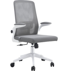 Офисное кресло Mio Tesoro Ноэми серый/белый, пластик