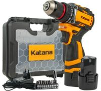 Дрель-шуруповерт Katana CD2600 с 2-мя АКБ, кейс