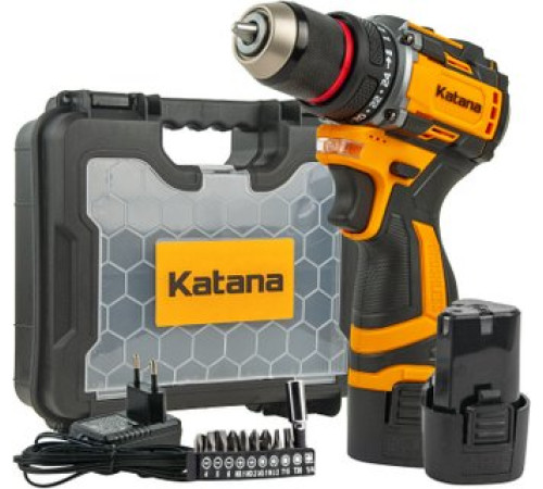 Дрель-шуруповерт Katana CD2600 с 2-мя АКБ, кейс
