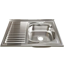 Кухонная мойка Mixline 528017 правая, полированная, 0.6 мм