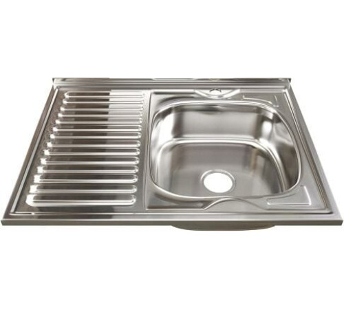 Кухонная мойка Mixline 528017 правая, полированная, 0.6 мм