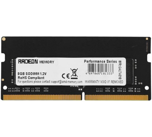 Оперативная память AMD Radeon R9 Gamer Series 4GB DDR4 SODIMM PC4-25600 R944G3206S1S-U
