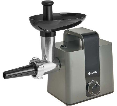 Мясорубка Delta DL-6107M серый/черный