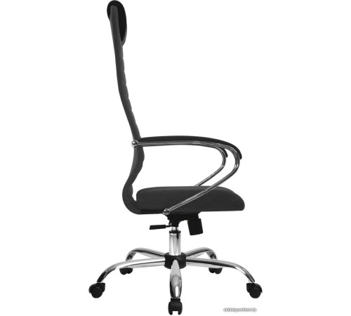 Офисное кресло Metta SU-B-10 хром, темно-серый