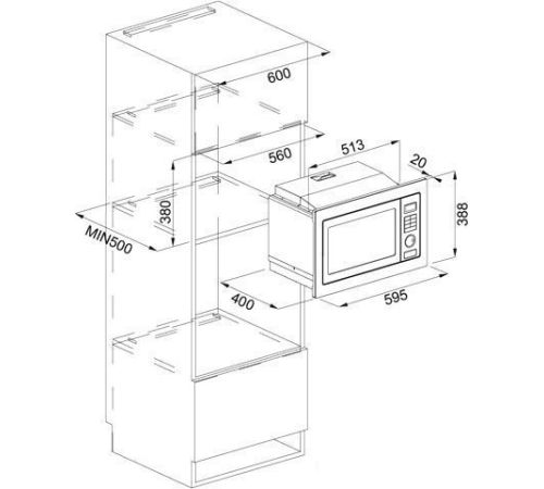 Микроволновая печь Franke FMW 250 CR2 G BK [131.0391.304]