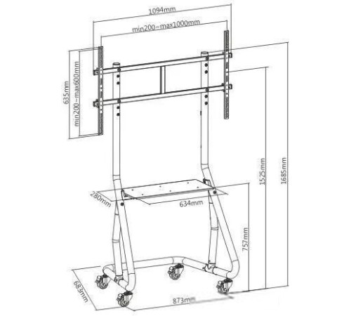 Стойка для телевизора Ultramounts UM298